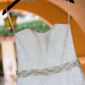 Davids Bridal Jeweled Sash